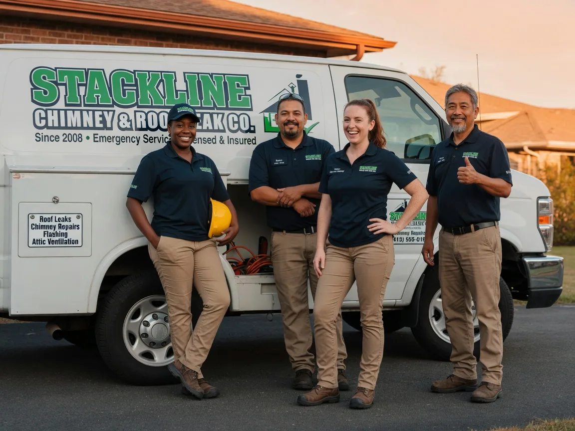 Chimney flashing repair company in Gordon, TX